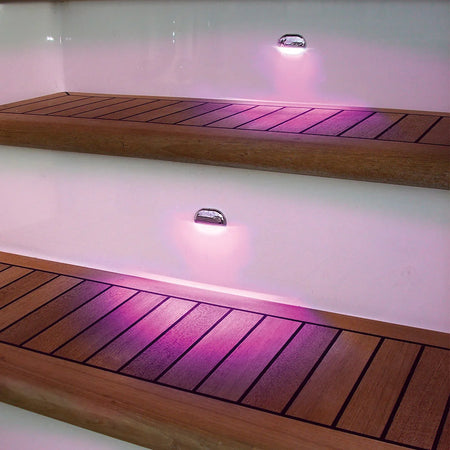 Hella Marine Apelo RGB Step Lamp, 9-32V, IP6K7/IP6K9K — Quality Boat Parts