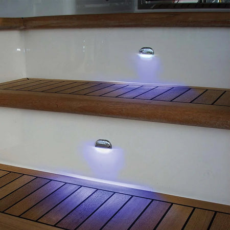 Hella Marine Apelo RGB Step Lamp, 9-32V, IP6K7/IP6K9K — Quality Boat Parts