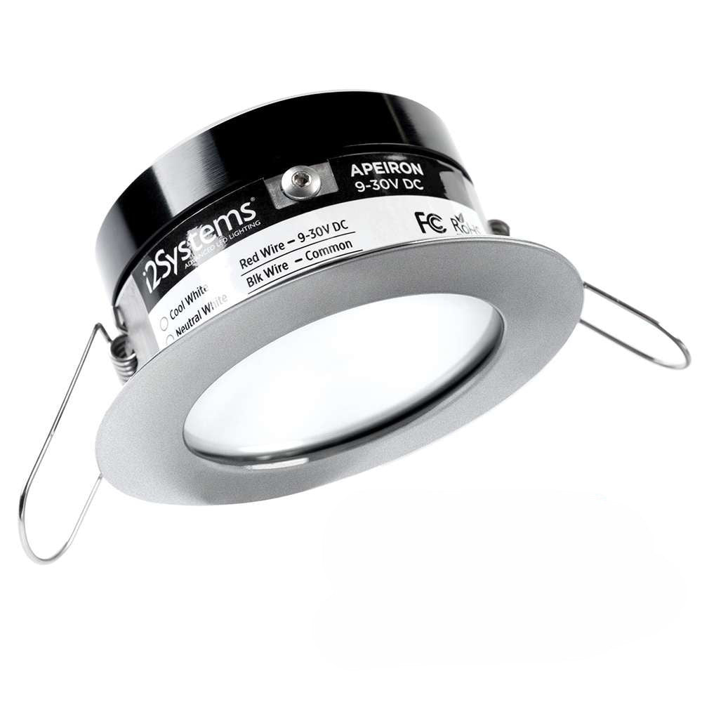 i2Systems Apeiron Pro A503 Spring-Mount Downlight, 3W, 9-30VDC, IP67 — Quality Boat Parts