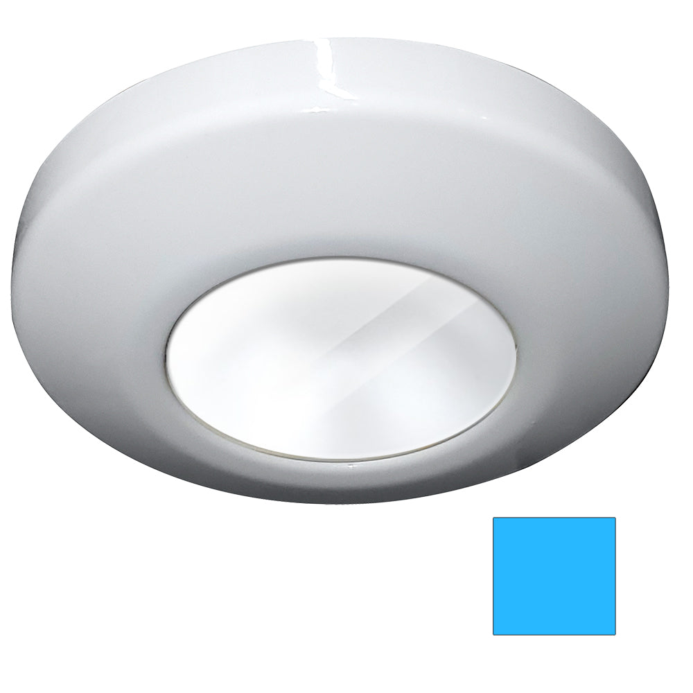 i2Systems Profile P1100 Surface Mount LED Light, 9-30VDC, IP67, Stainless Steel, 1.5W, 120 Degree Beam, 3.48in Round, 0.72in Deep — Quality Boat Parts