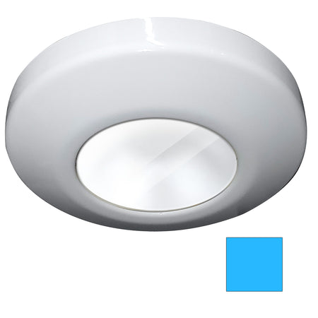 i2Systems Profile P1100 Surface Mount LED Light, 9-30VDC, IP67, Stainless Steel, 1.5W, 120 Degree Beam, 3.48in Round, 0.72in Deep — Quality Boat Parts