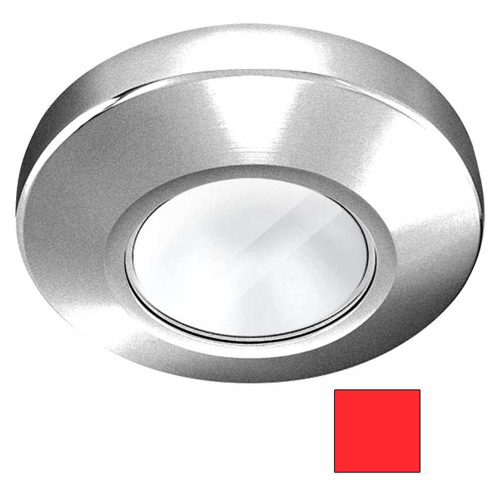 i2Systems Profile P1100 Surface Mount LED Light, 9-30VDC, IP67, Stainless Steel, 1.5W, 120 Degree Beam, 3.48in Round, 0.72in Deep — Quality Boat Parts