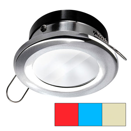 i2Systems Apeiron A1120 Tri-Light LED Recessed Downlight, 9-30V DC, IP67, Spring Clip Mount — Quality Boat Parts