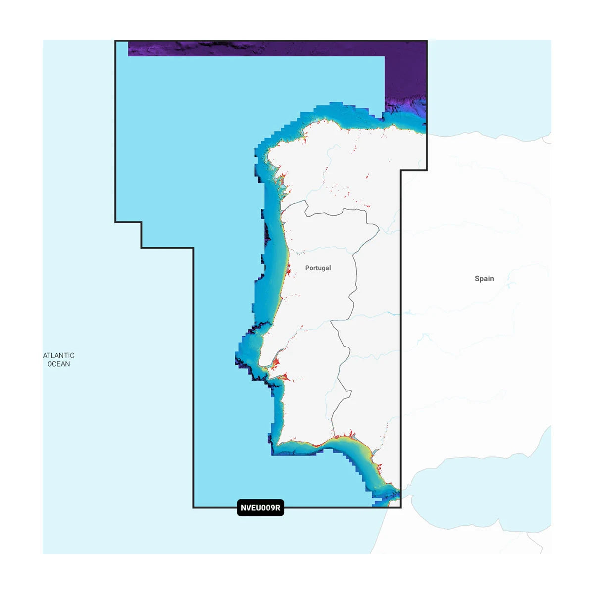 Garmin Navionics Marine Chart, Portugal & Spain Northwest, 1-Year Subscription — Quality Boat Parts
