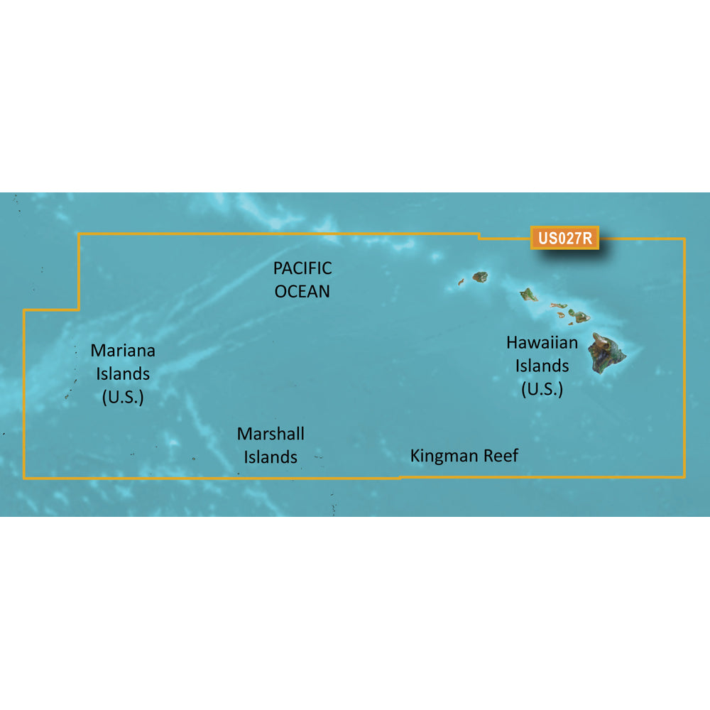 Garmin BlueChart Electronic Chart, Hawaii to Mariana Islands — Quality Boat Parts