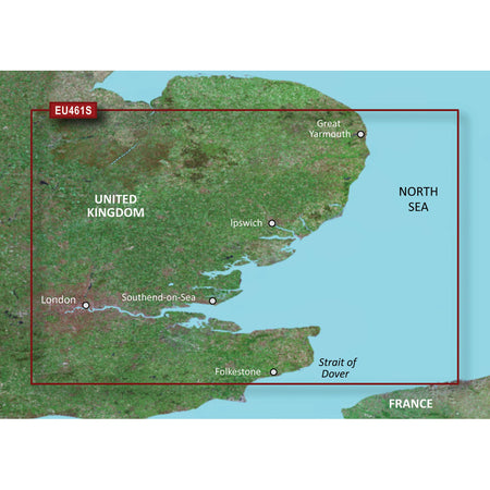 Garmin BlueChart g3 Vision Coastal Chart, VEU461S, Thames Estuary — Quality Boat Parts
