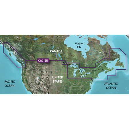 Garmin BlueChart g3 Canada Coastal Chart, HXCA600X, Auto Guidance, 1 ft Contours, Depth Range Shading — Quality Boat Parts