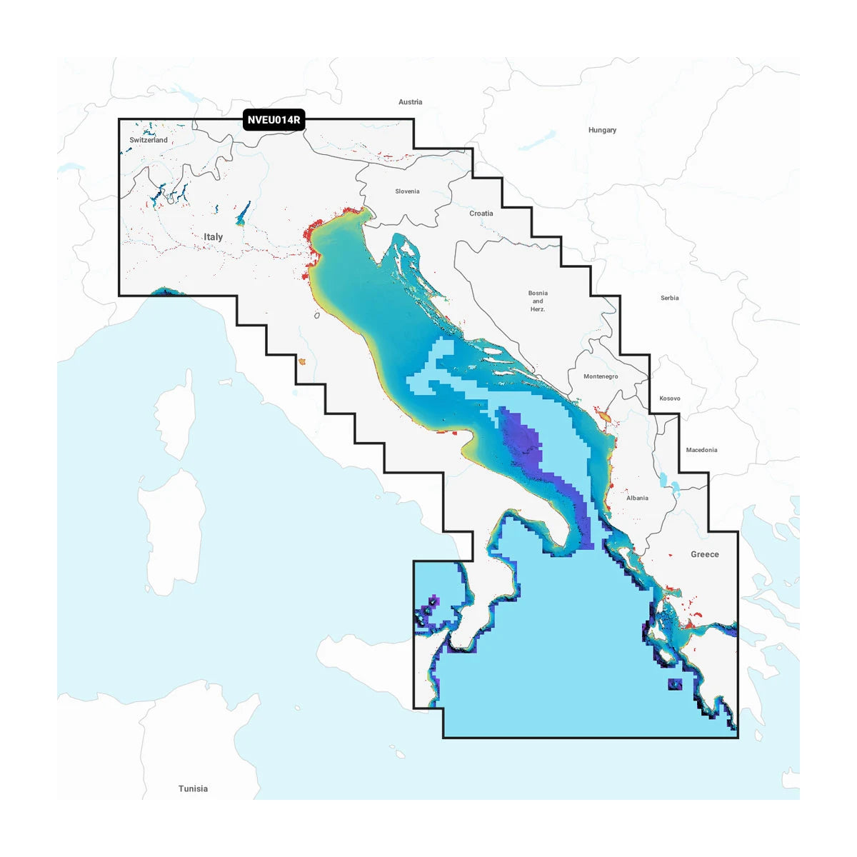 Garmin Navionics Chart, Italy & Adriatic Sea, 1-Year Daily Updates — Quality Boat Parts