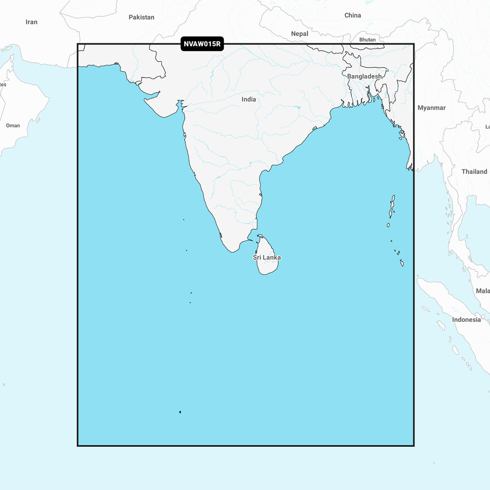 Garmin Navionics Chart, Indian Subcontinent, 1-Year Subscription — Quality Boat Parts