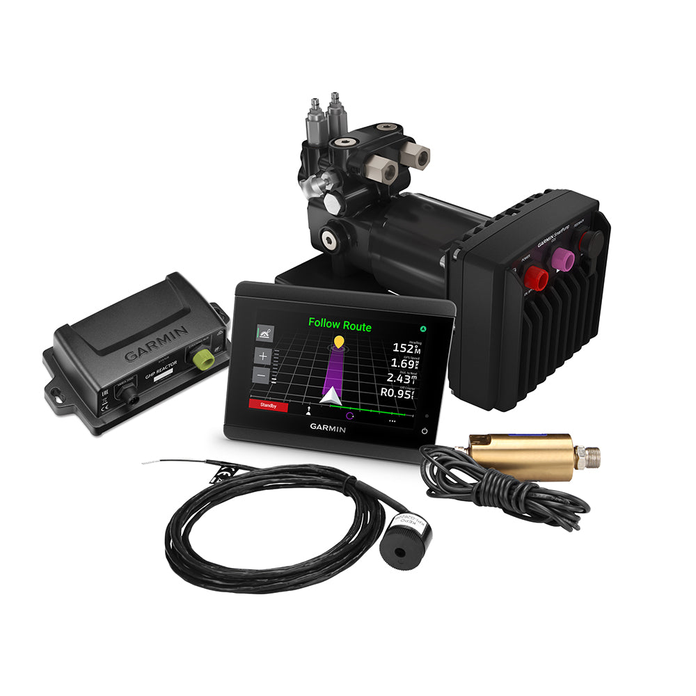 Garmin Reactor 40 Hydraulic Autopilot Corepack, SmartPump v2, NMEA 2000, 4-24 cu in Cylinders — Quality Boat Parts