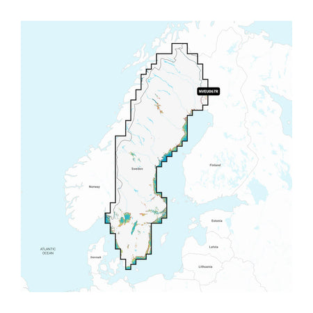 Garmin Navionics Inland Marine Chart, Sweden Lakes & Rivers — Quality Boat Parts