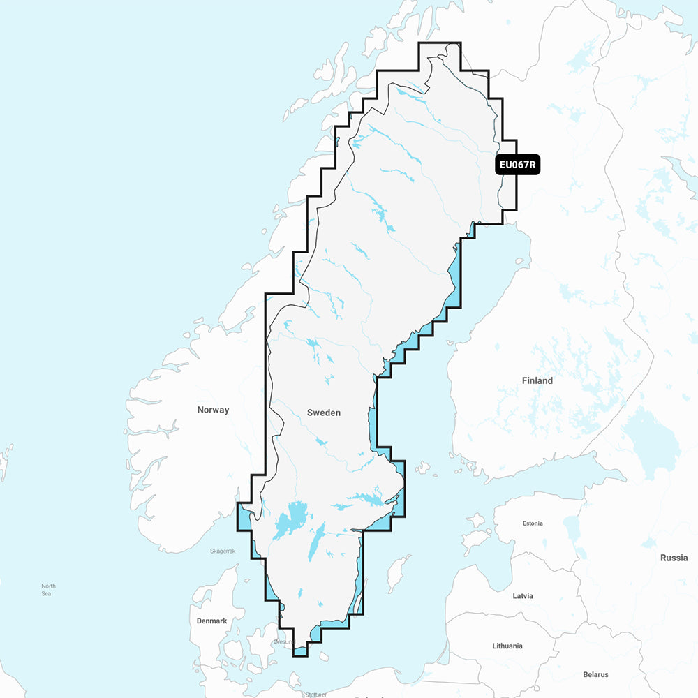 Garmin Navionics Inland Marine Chart, Sweden Lakes & Rivers — Quality Boat Parts