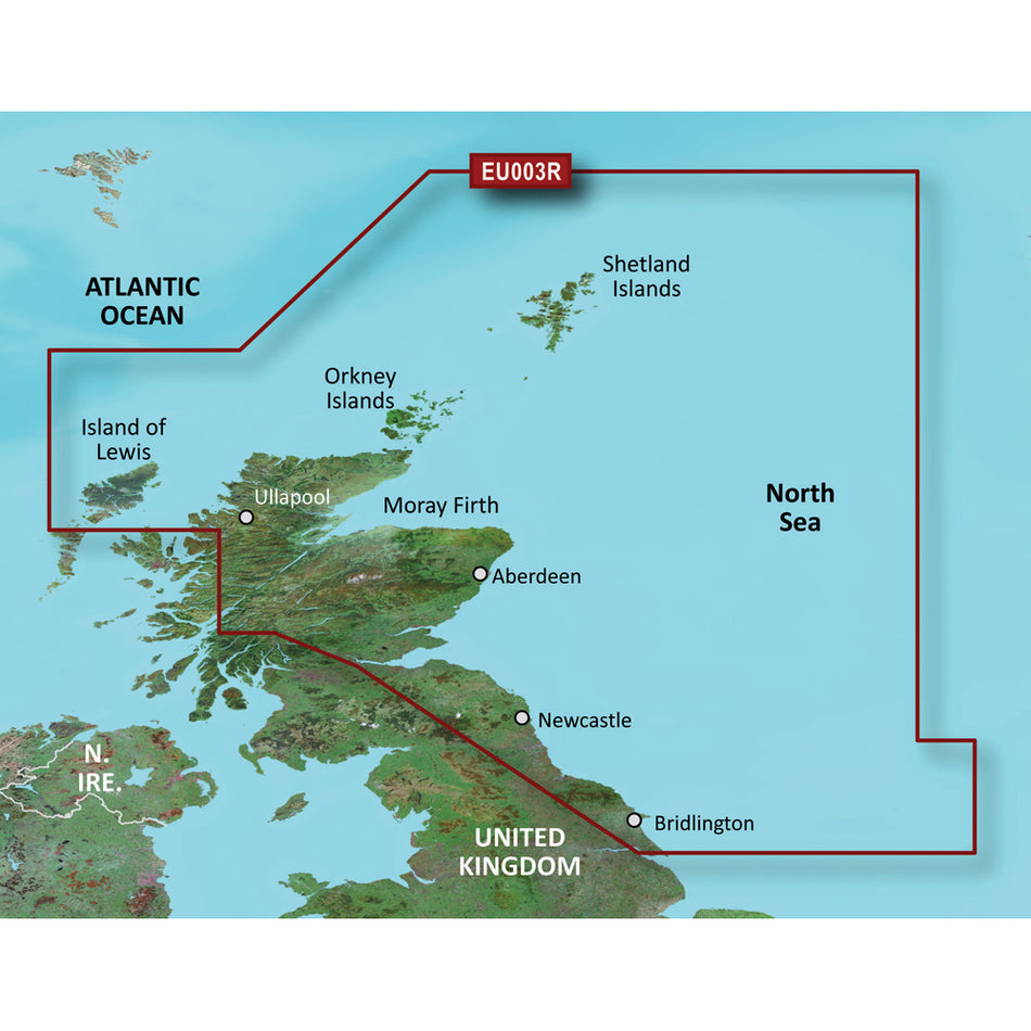 Garmin BlueChart Coastal Chart, Great Britain Northeast Coast — Quality Boat Parts