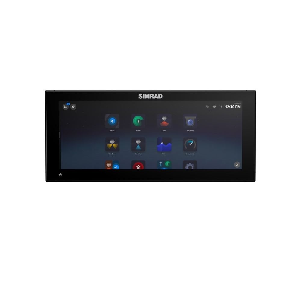 Simrad NSX Ultrawide GPS Chartplotter/Fishfinder, SolarMAX IPS Touchscreen, NMEA 2000, Wi-Fi, C-MAP Discover X Chart Card — Quality Boat Parts