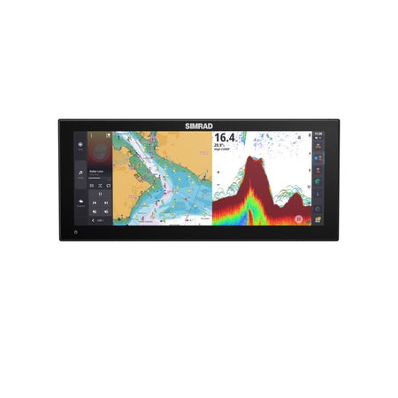 Simrad NSX Ultrawide GPS Chartplotter/Fishfinder, SolarMAX IPS Touchscreen, NMEA 2000, Wi-Fi, C-MAP Discover X Chart Card — Quality Boat Parts
