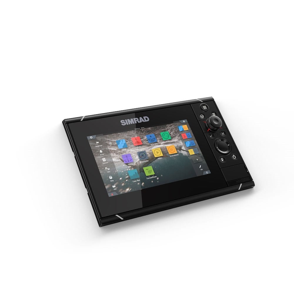 Simrad NSS evo3 Chartplotter/Fishfinder MFD, C-MAP US Enhanced Charts, 10 Hz GPS/GLONASS, NMEA 2000, Touchscreen and Keypad with Rotary Dial, Built-In Wi-Fi, HDMI Out, 10-31.2V, IPX6/7 — Quality Boat Parts