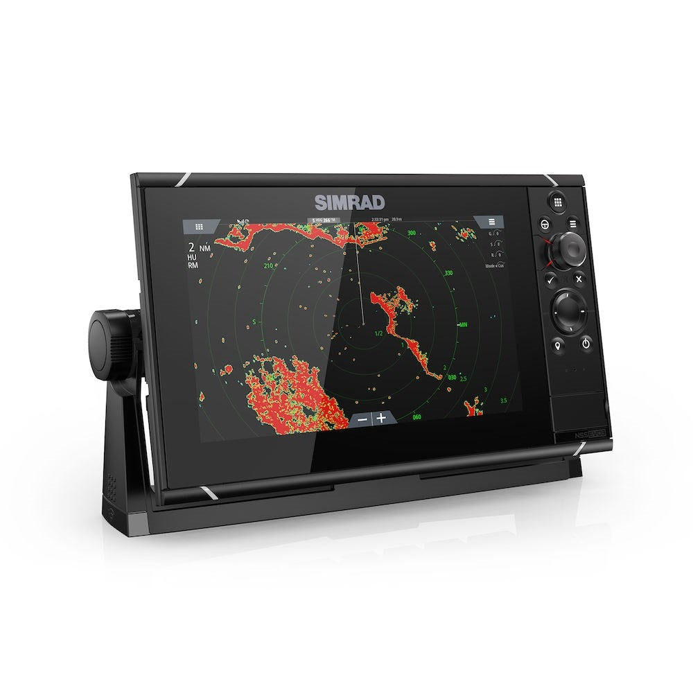 Simrad NSS evo3 Chartplotter/Fishfinder MFD, C-MAP US Enhanced Charts, 10 Hz GPS/GLONASS, NMEA 2000, Touchscreen and Keypad with Rotary Dial, Built-In Wi-Fi, HDMI Out, 10-31.2V, IPX6/7 — Quality Boat Parts