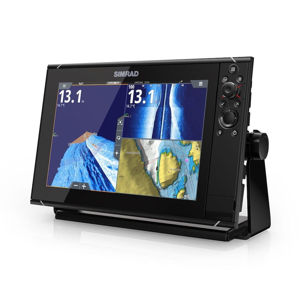 Simrad NSS evo3 Chartplotter/Fishfinder MFD, C-MAP US Enhanced Charts, 10 Hz GPS/GLONASS, NMEA 2000, Touchscreen and Keypad with Rotary Dial, Built-In Wi-Fi, HDMI Out, 10-31.2V, IPX6/7 — Quality Boat Parts