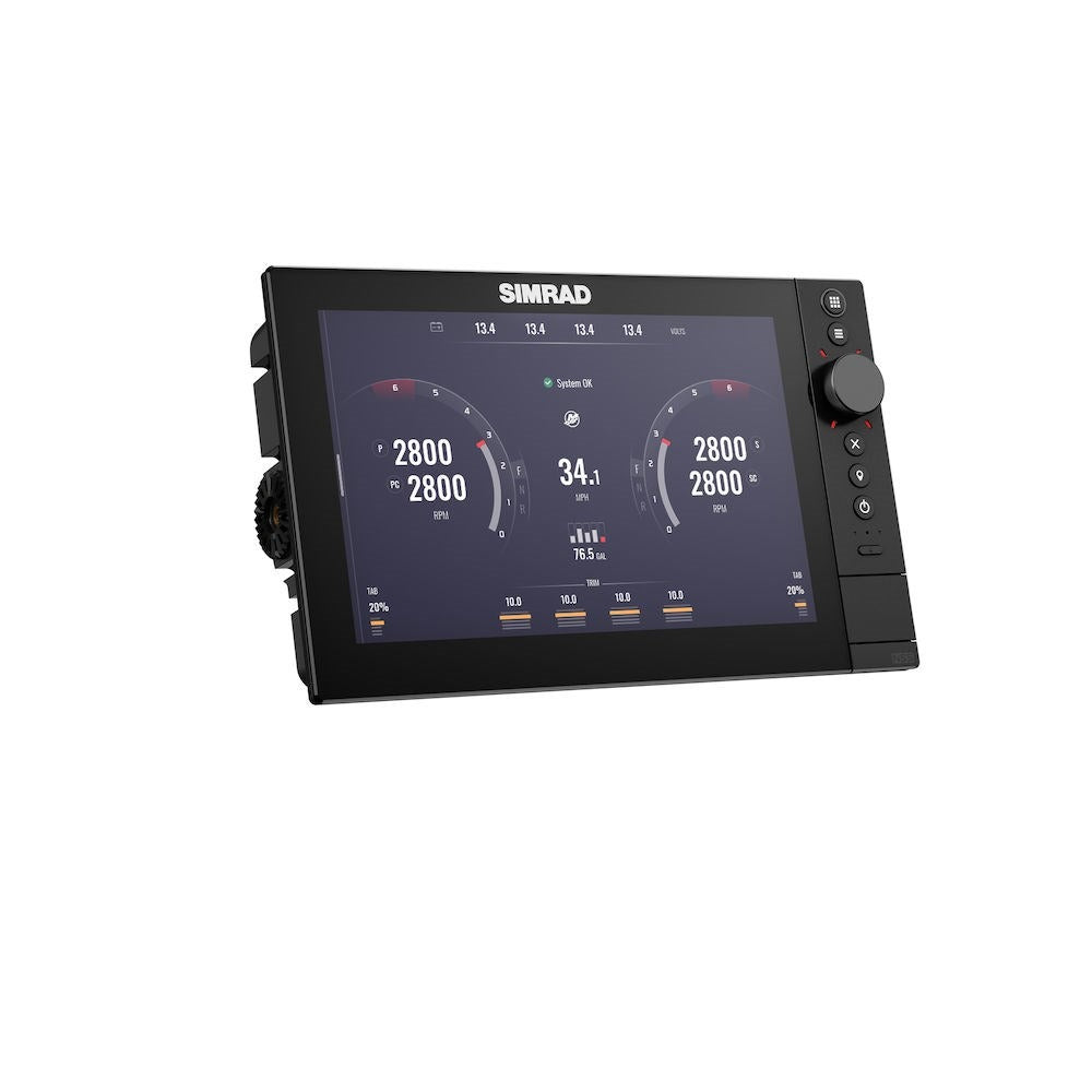 Simrad NSS 4 Multifunction Display, 12/24V, IPX6/IPX7, NMEA 2000, Wi-Fi 5, C-MAP X-Gen Chart Compatible — Quality Boat Parts