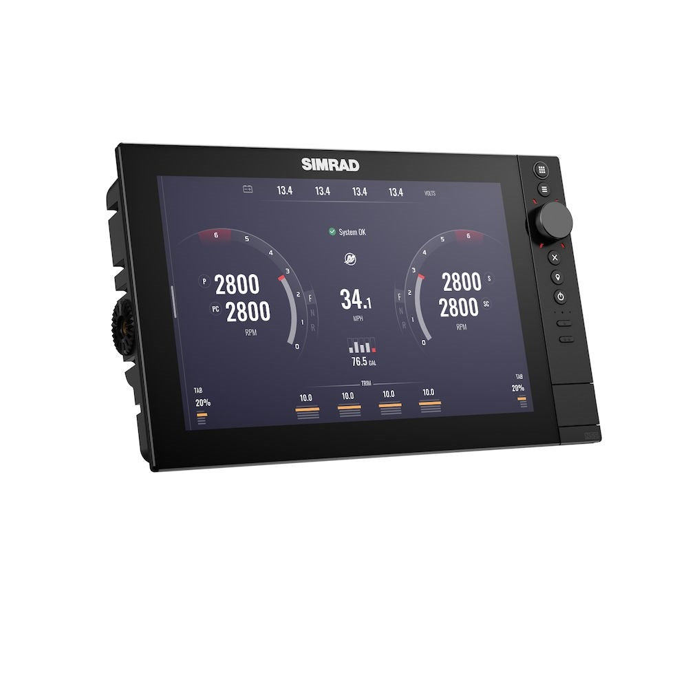 Simrad NSS 4 Multifunction Display, 12/24V, IPX6/IPX7, NMEA 2000, Wi-Fi 5, C-MAP X-Gen Chart Compatible — Quality Boat Parts