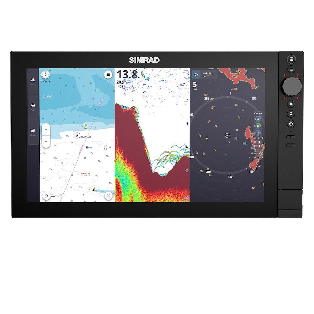 Simrad NSS 4 Multifunction Display, 12/24V, IPX6/IPX7, NMEA 2000, Wi-Fi 5, C-MAP X-Gen Chart Compatible — Quality Boat Parts