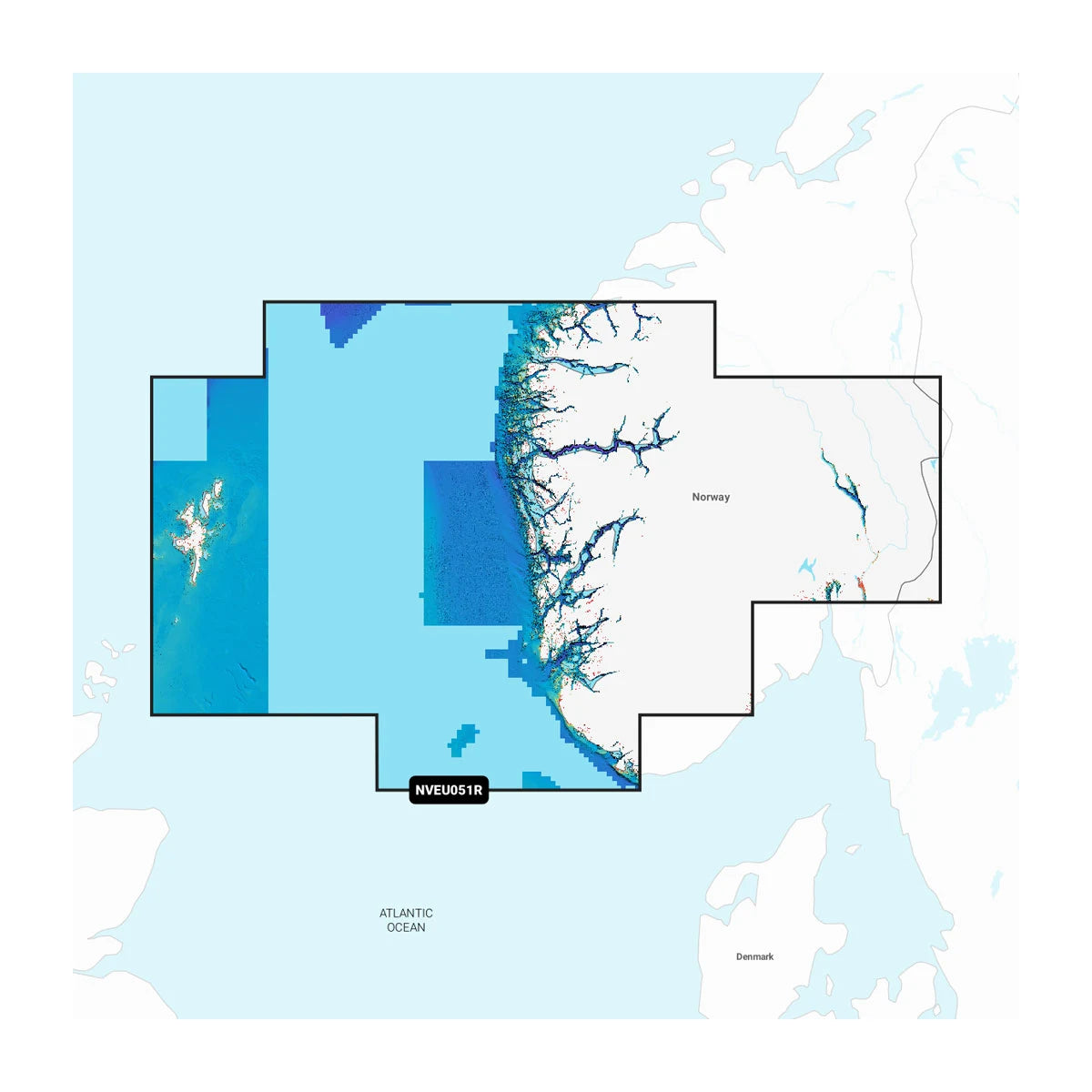 Garmin Navionics Marine Chart, Norway Lista to Sognefjord, 1-Year Subscription — Quality Boat Parts