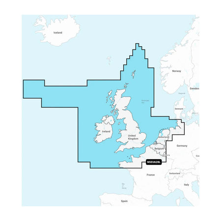 Garmin Navionics Marine Chart, U.K. Ireland & Holland Coverage — Quality Boat Parts