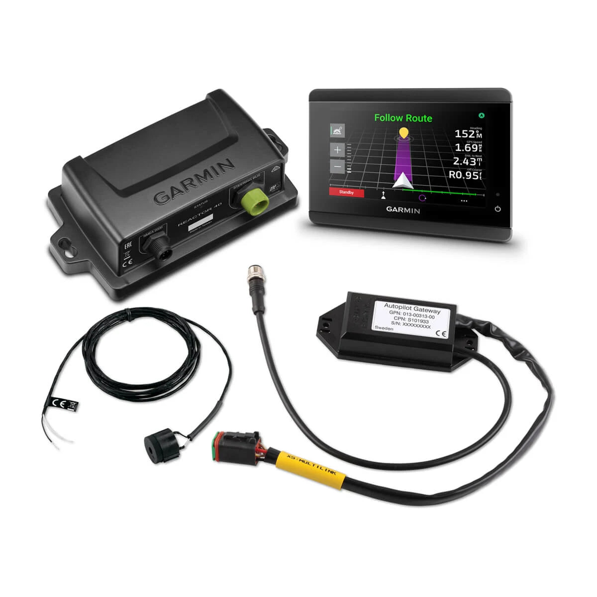 Garmin Reactor 40 Steer-by-Wire Autopilot Corepack, For Volvo Penta IPS and Sterndrive Joystick Systems, Solid-State 9-Axis AHRS, NMEA 2000 — Quality Boat Parts