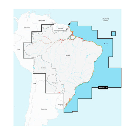 Garmin Navionics Brazil Inland & Coastal Marine Chart, Amazon River Coverage, Auto Guidance+, 1-Year Chart Updates — Quality Boat Parts