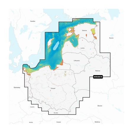 Garmin Navionics Baltic Sea East Coast Marine Chart, 1-Year Subscription, Daily Updates, Auto Guidance+ — Quality Boat Parts