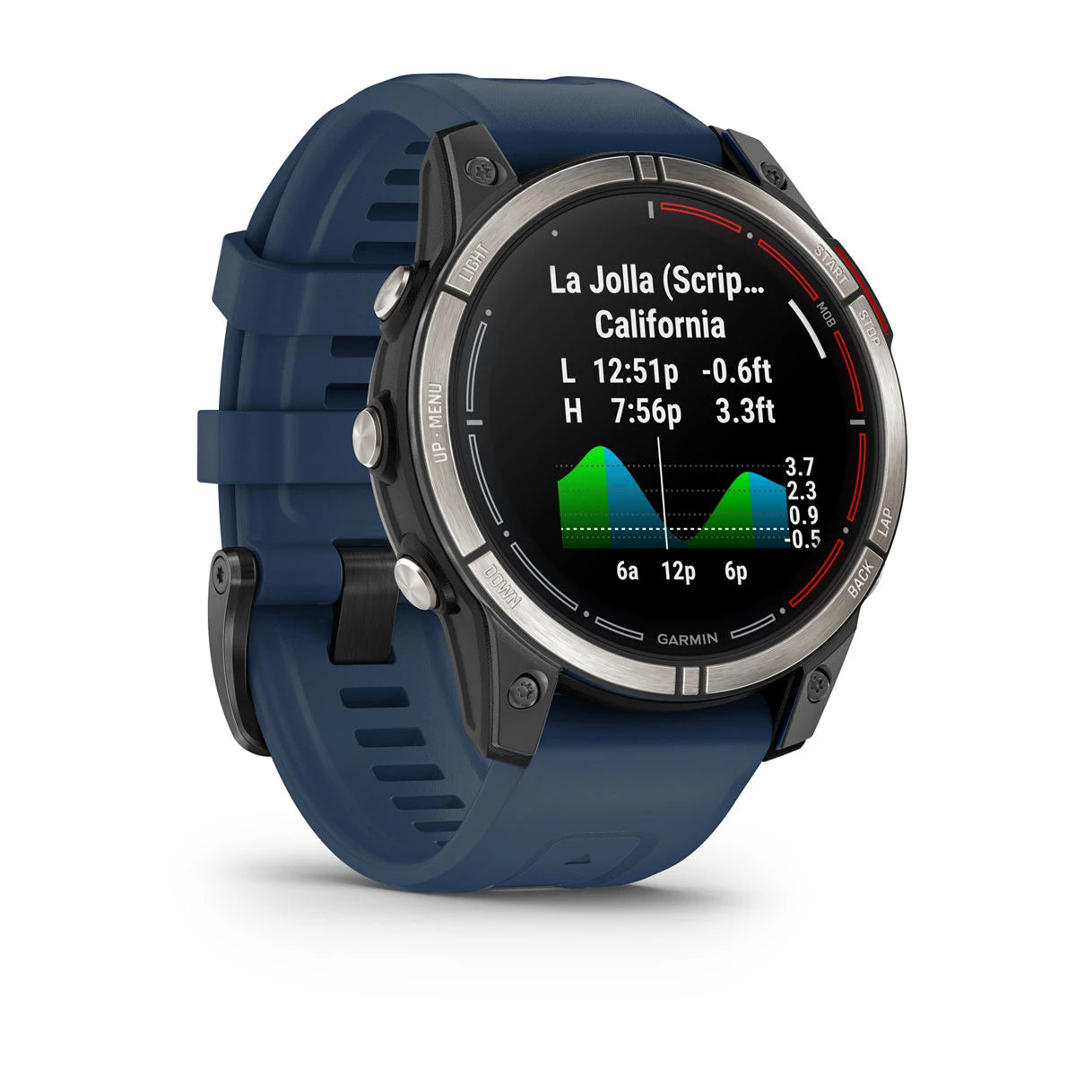 Garmin Quatix 7 Series Marine GPS Smartwatch, For Compatible Garmin Chartplotters, Autopilot and Fusion Control, 10 ATM — Quality Boat Parts