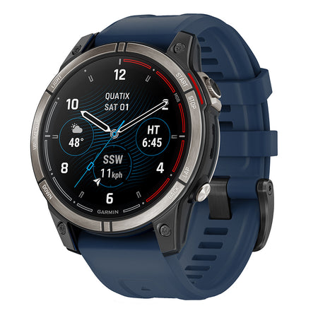 Garmin Quatix 7 Series Marine GPS Smartwatch, For Compatible Garmin Chartplotters, Autopilot and Fusion Control, 10 ATM — Quality Boat Parts