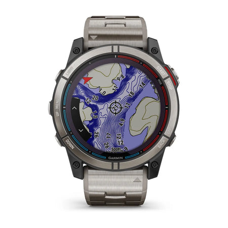 Garmin Quatix 7 Series Marine GPS Smartwatch, For Compatible Garmin Chartplotters, Autopilot and Fusion Control, 10 ATM — Quality Boat Parts