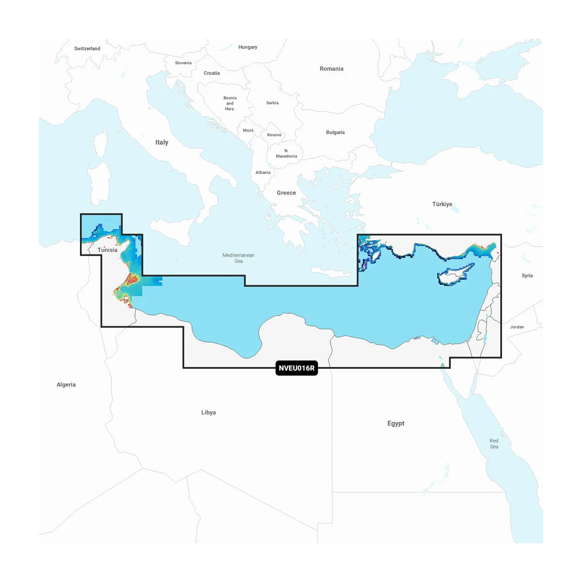 Garmin Navionics Mediterranean Sea Southeast Marine Chart, 1-Year Subscription — Quality Boat Parts