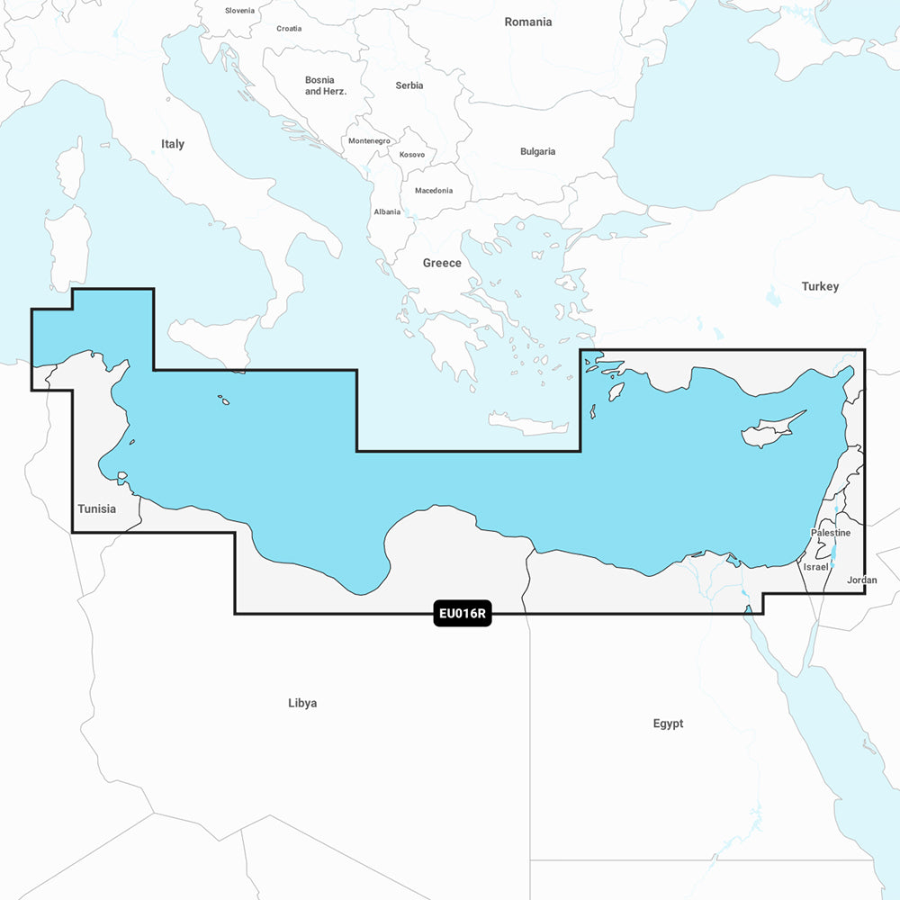 Garmin Navionics Mediterranean Sea Southeast Marine Chart, 1-Year Subscription — Quality Boat Parts