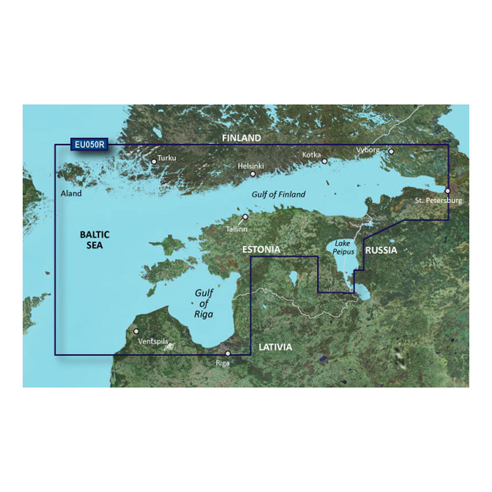 Garmin BlueChart Marine Chart, Gulfs of Finland and Riga — Quality Boat Parts