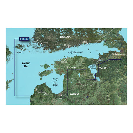 Garmin BlueChart Marine Chart, Gulfs of Finland and Riga — Quality Boat Parts