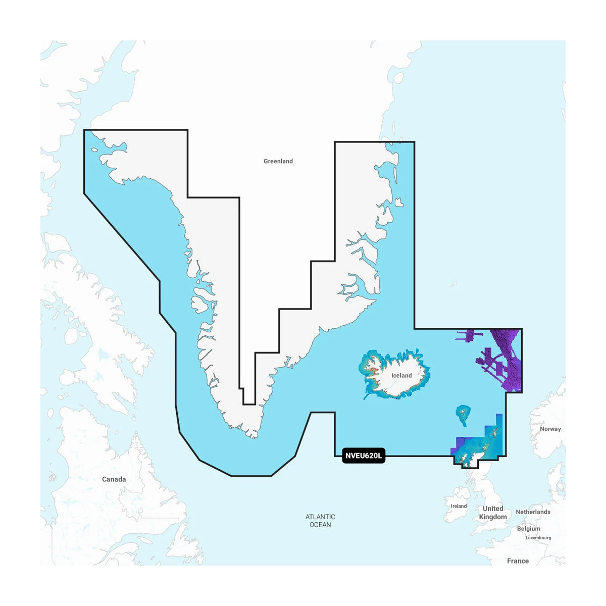 Garmin Navionics Marine Charts, Greenland & Iceland Region, 1-Year Subscription — Quality Boat Parts