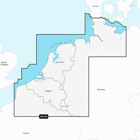 Garmin Navionics Marine Chart, Benelux & Germany West — Quality Boat Parts