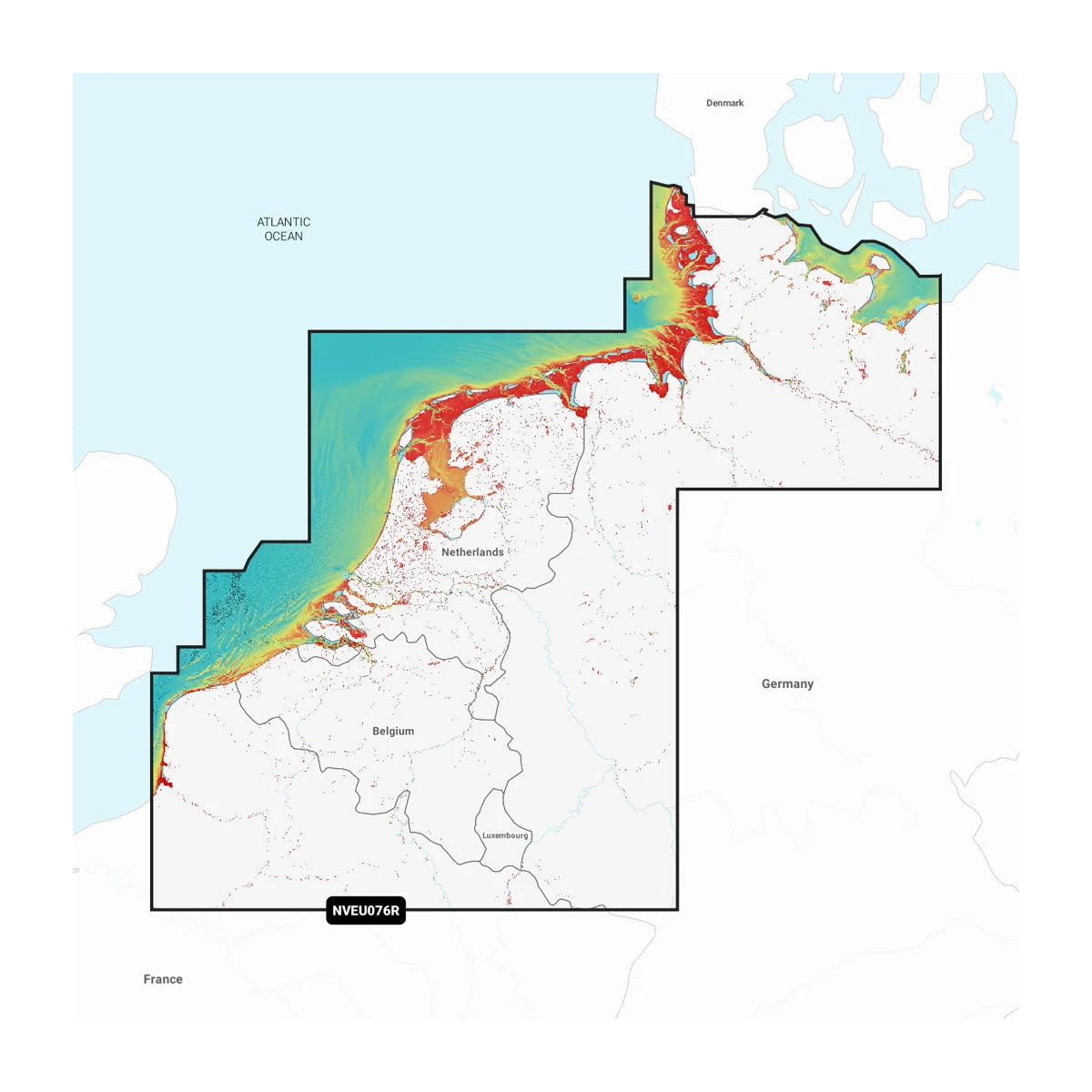Garmin Navionics Marine Chart, Benelux & Germany West — Quality Boat Parts