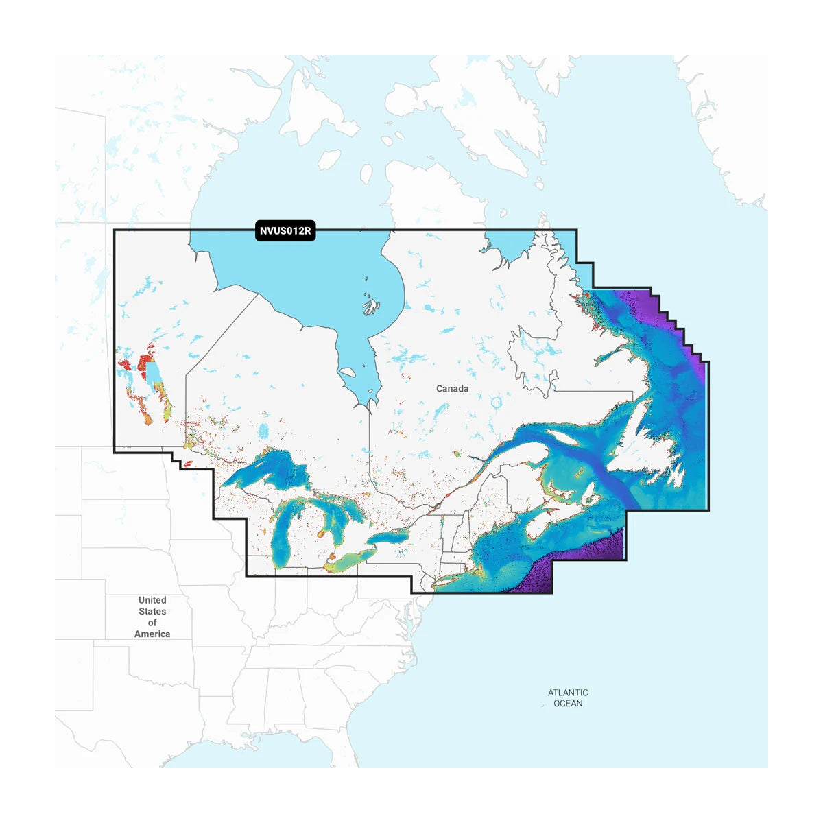 Garmin Navionics Marine Charts, Canada, East & Great Lakes, ActiveCaptain Daily Updates, Auto Guidance+, 1 ft Contours — Quality Boat Parts