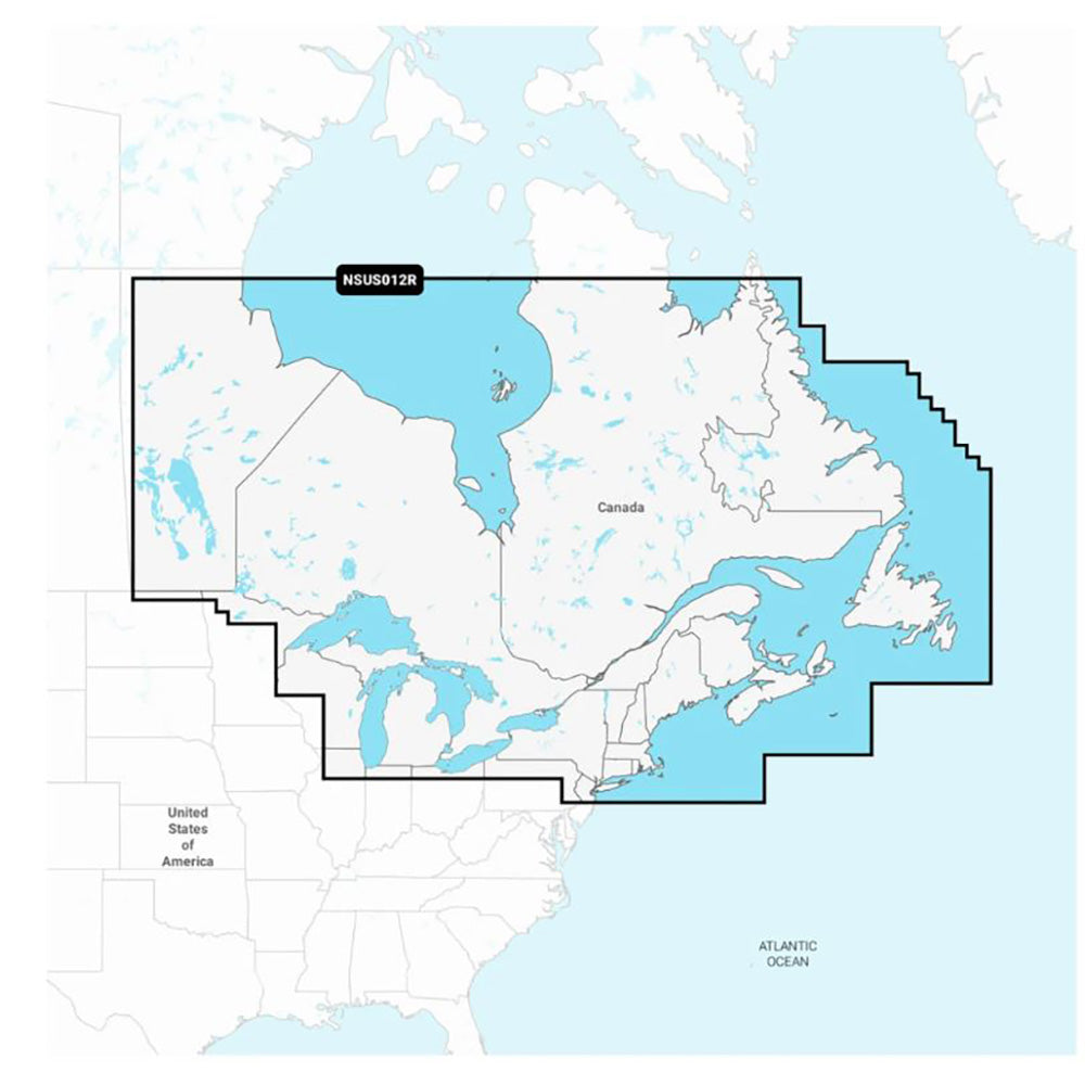 Garmin Navionics Marine Charts, Canada, East & Great Lakes, ActiveCaptain Daily Updates, Auto Guidance+, 1 ft Contours — Quality Boat Parts