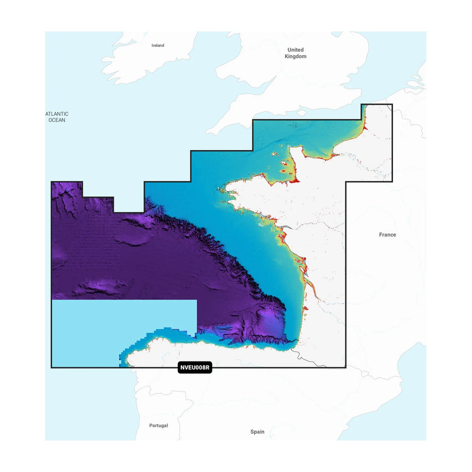 Garmin Navionics Marine Chart, Bay of Biscay, 1-Year Subscription — Quality Boat Parts