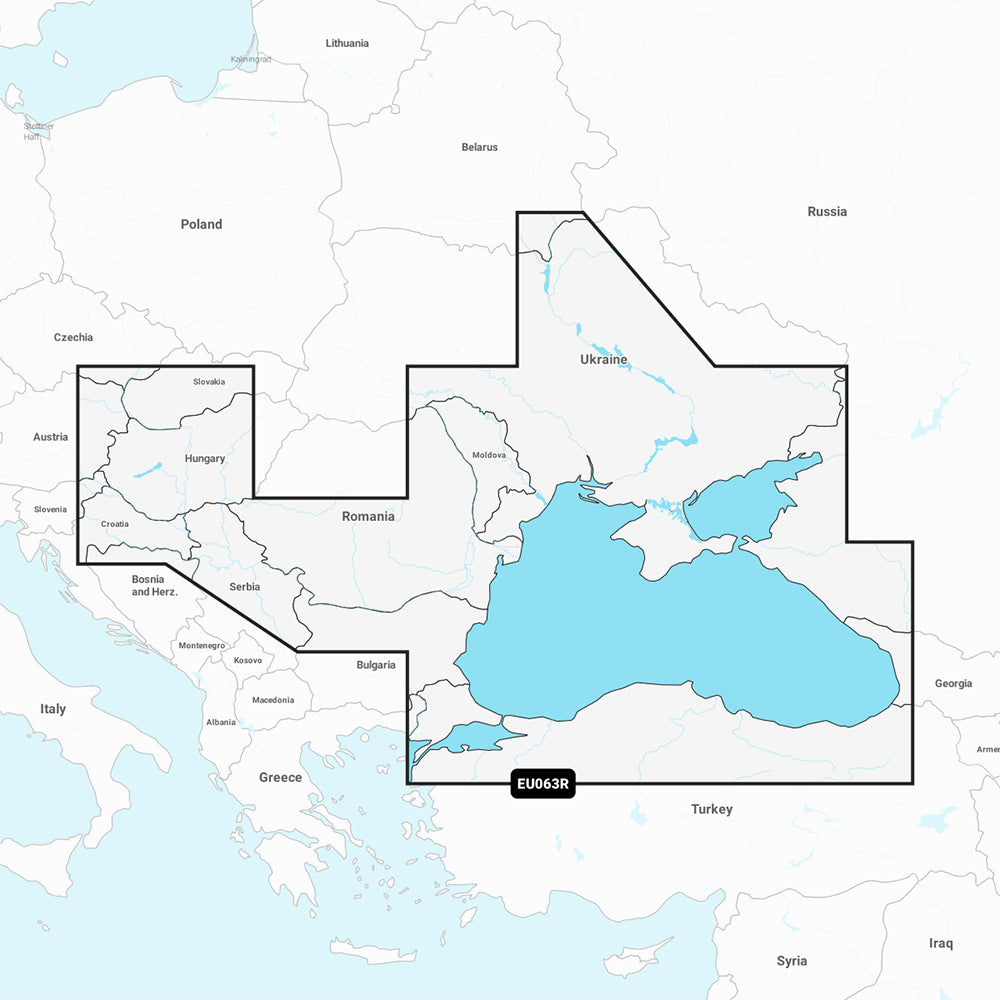 Garmin Navionics Marine Chart, Black Sea & Azov Sea, 1-Year Subscription — Quality Boat Parts