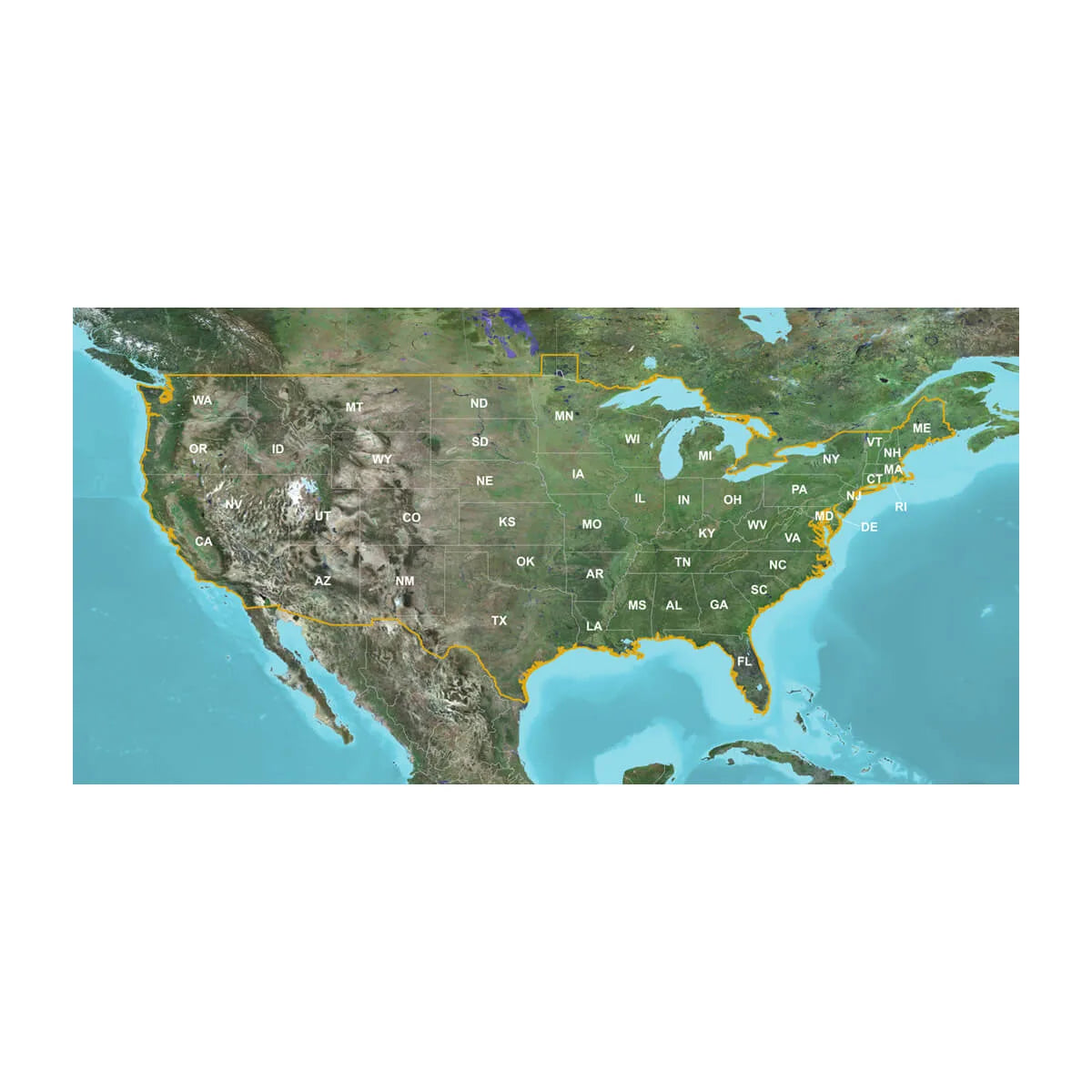 Garmin U.S. Inland Lake Electronic Charts, Up to 1 ft Contours, Integrated Garmin and Navionics Content, Auto Guidance, Depth Range Shading, Shallow Water Shading — Quality Boat Parts