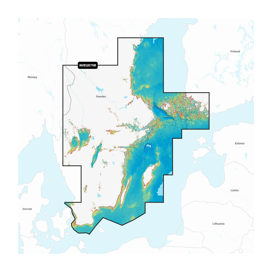 Garmin Navionics Marine Charts, Sweden Southeast Coverage, 1-Year Subscription — Quality Boat Parts
