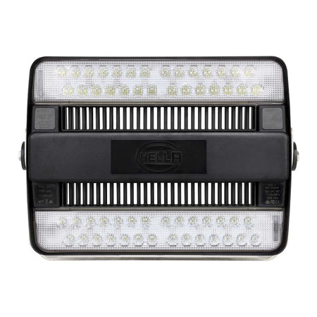 Hella Marine HypaLUME LED Floodlight, 316 Stainless Steel Bracket, Grilamid Lens, Upright or Pendant Mount, -40°C to +50°C — Quality Boat Parts