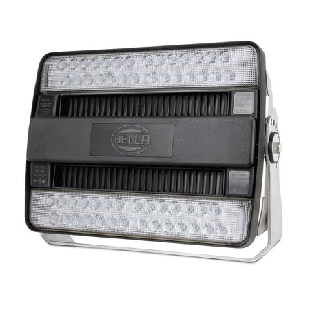 Hella Marine HypaLUME LED Floodlight, 316 Stainless Steel Bracket, Grilamid Lens, Upright or Pendant Mount, -40°C to +50°C — Quality Boat Parts