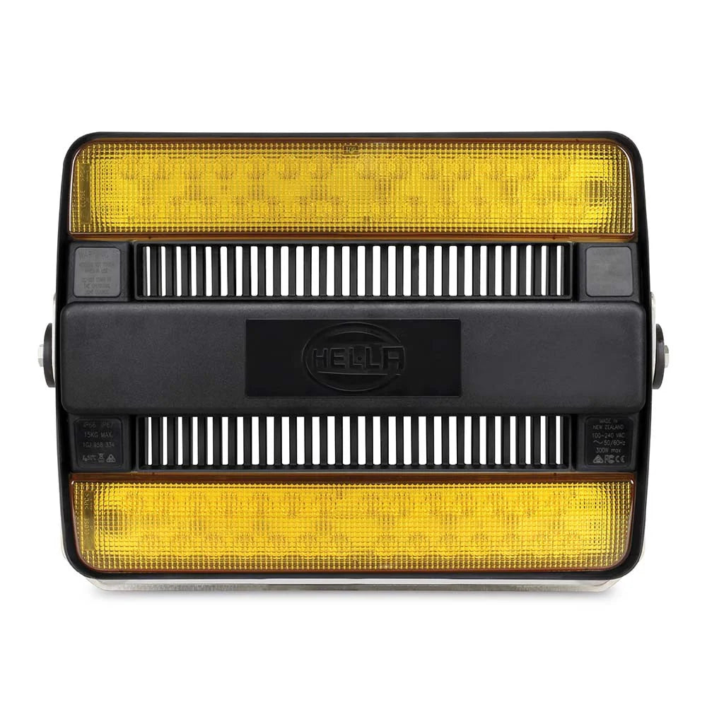 Hella Marine HypaLUME LED Floodlight, 316 Stainless Steel Bracket, Grilamid Lens, Upright or Pendant Mount, -40°C to +50°C — Quality Boat Parts