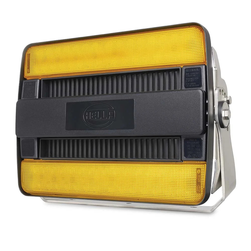 Hella Marine HypaLUME LED Floodlight, 316 Stainless Steel Bracket, Grilamid Lens, Upright or Pendant Mount, -40°C to +50°C — Quality Boat Parts